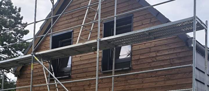 Echafaudage pour travaux de toiture Colmar