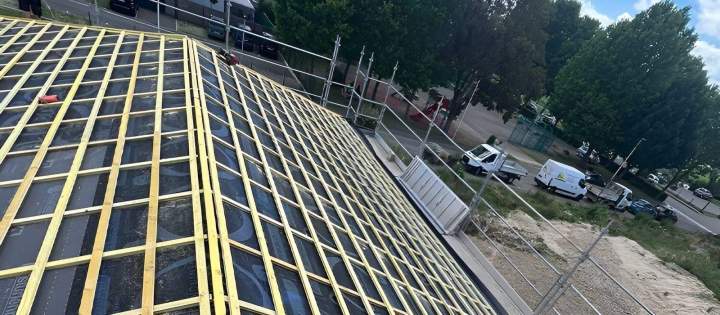 Pose de couverture avec isolation et étanchéité Colmar